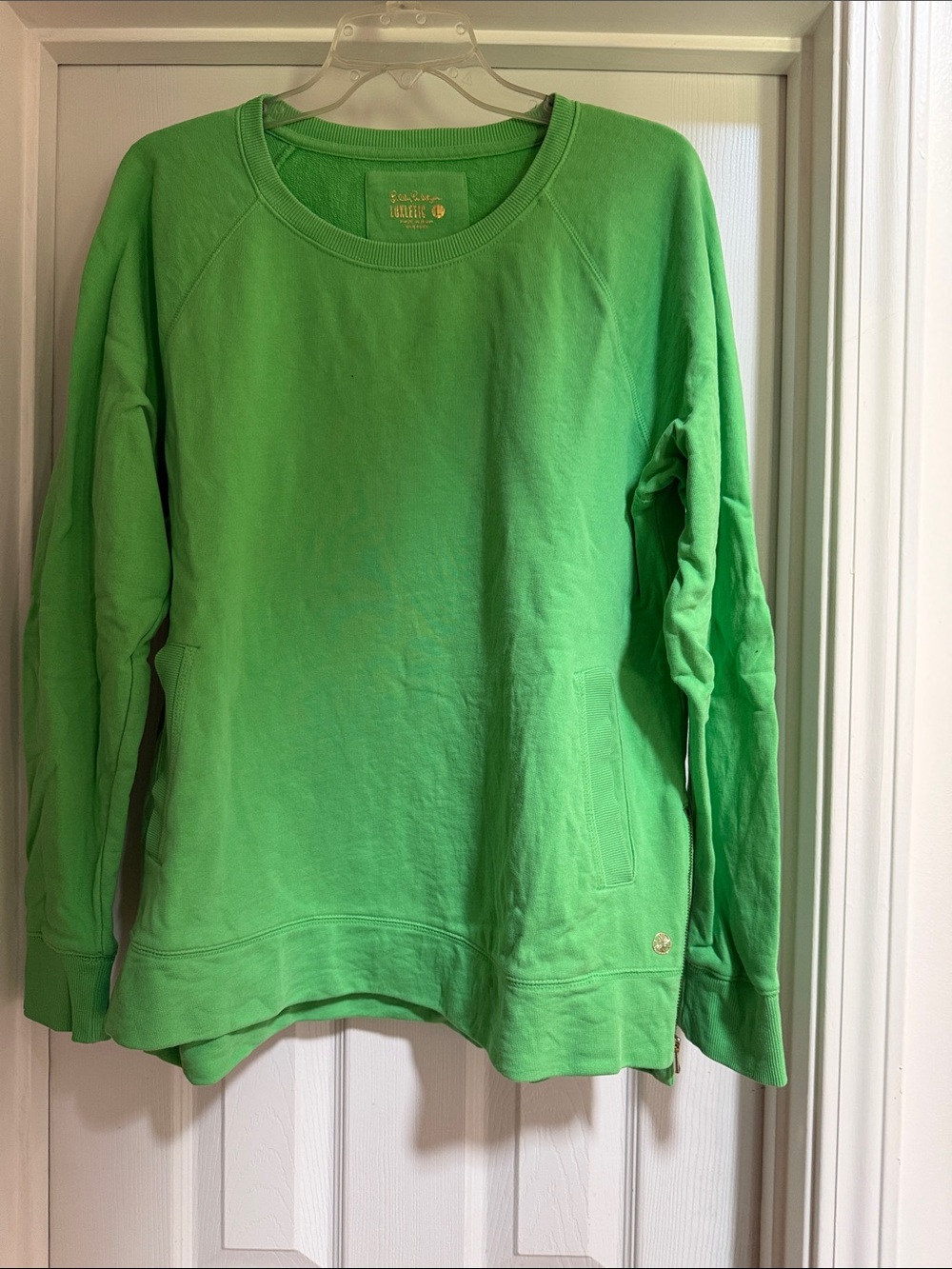 Lilly Pulitzer Neon Green Pullover Sweatshirt